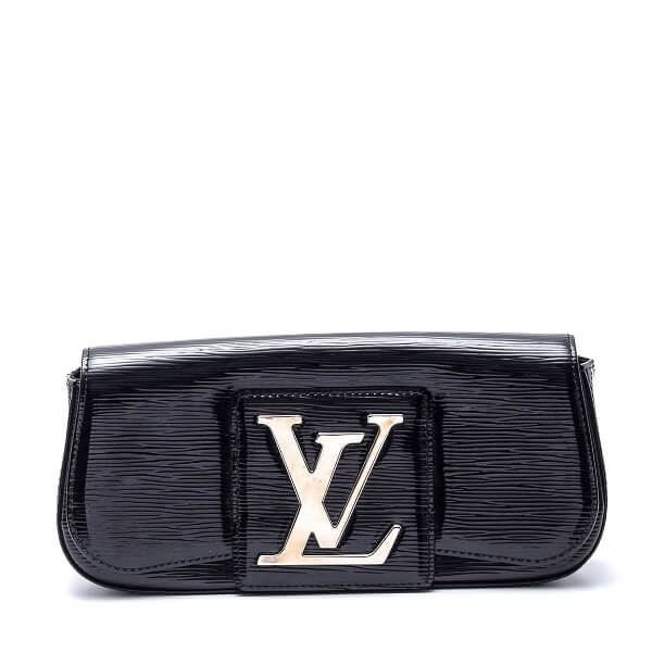 Louis Vuitton - Black Epi Electric Leather Sobe Clutch Bag 